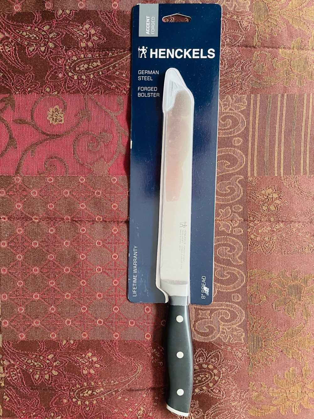 HENCKELS NWT Forged Accent 8” Serrated Bread Knife German Steel